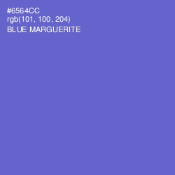 #6564CC - Blue Marguerite Color Image